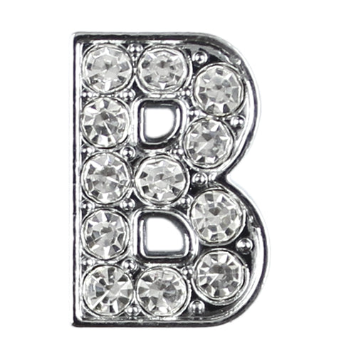 10 mm Slide Letters A-Z (10/pk) - Clear