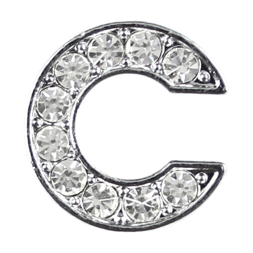 10 mm Slide Letters A-Z (10/pk) - Clear