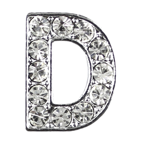 10 mm Slide Letters A-Z (10/pk) - Clear