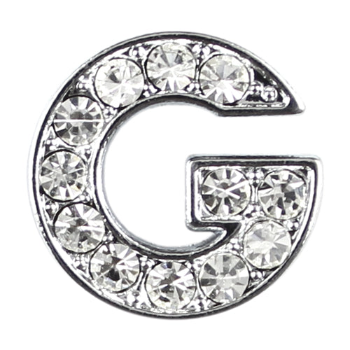 10 mm Slide Letters A-Z (10/pk) - Clear