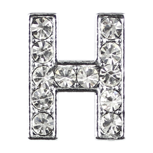 10 mm Slide Letters A-Z (10/pk) - Clear