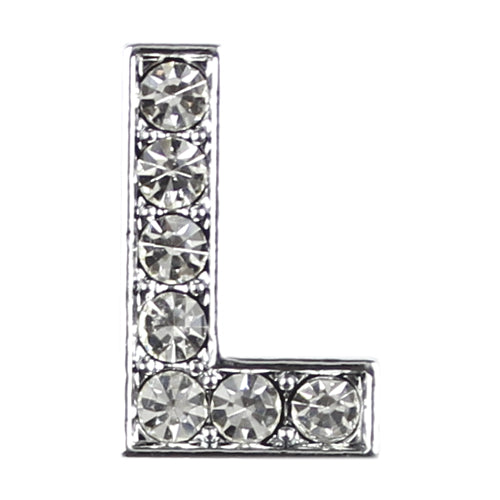 10 mm Slide Letters A-Z (10/pk) - Clear