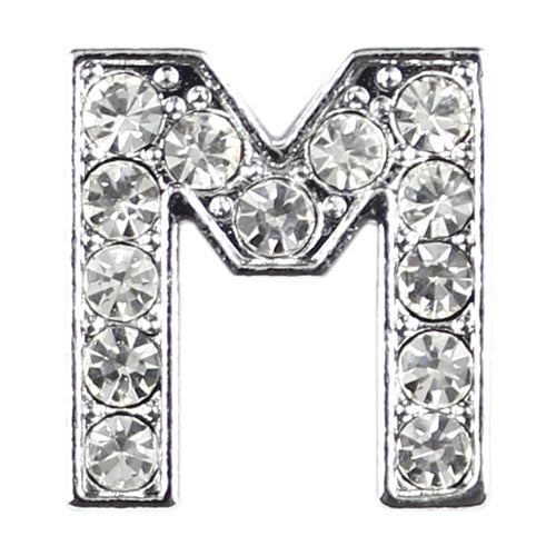 10 mm Slide Letters A-Z (10/pk) - Clear