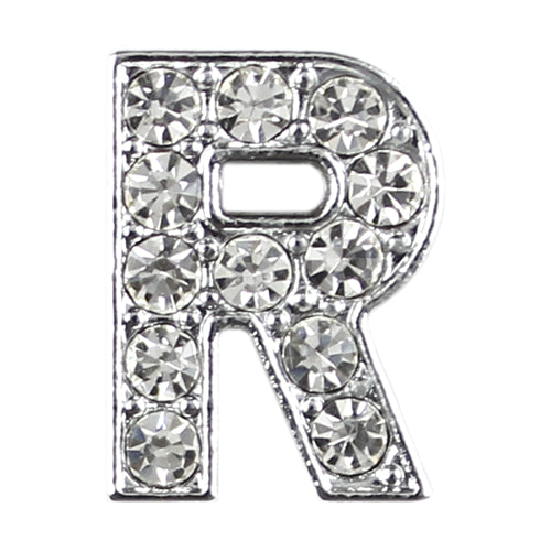 10 mm Slide Letters A-Z (10/pk) - Clear