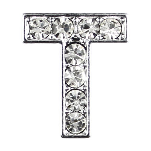 10 mm Slide Letters A-Z (10/pk) - Clear