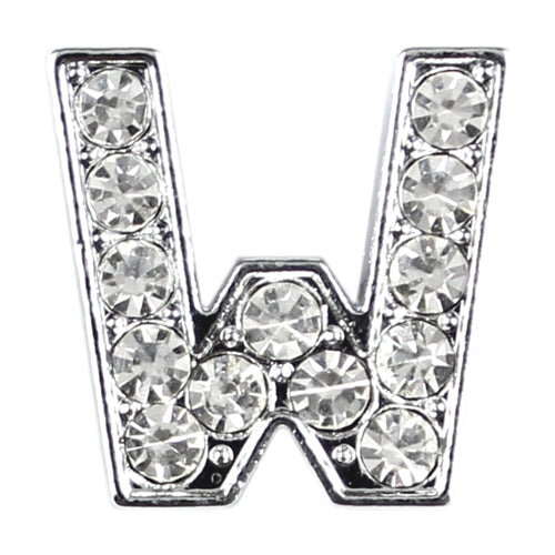 10 mm Slide Letters A-Z (10/pk) - Clear
