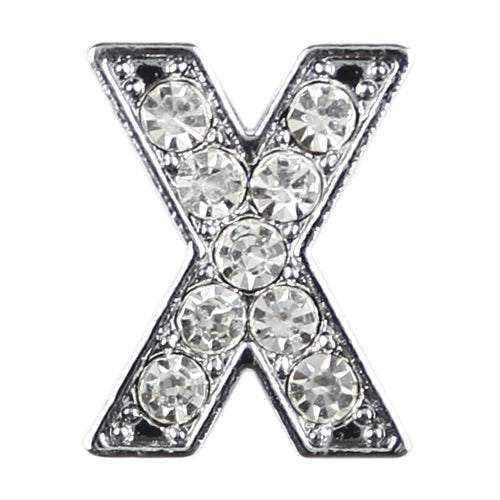 10 mm Slide Letters A-Z (10/pk) - Clear
