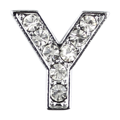 10 mm Slide Letters A-Z (10/pk) - Clear
