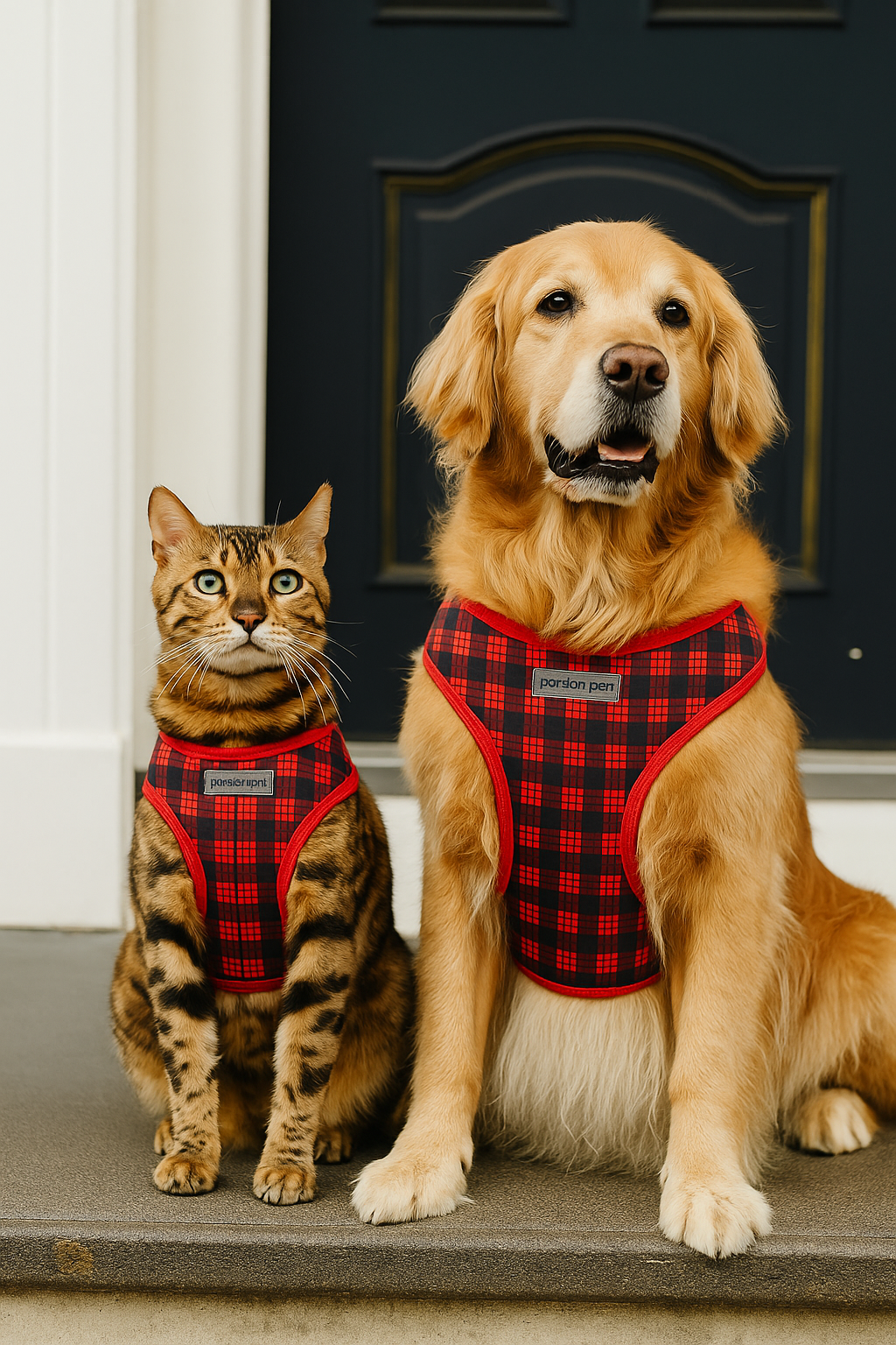 Freedom Harness Scottish Red/Blue