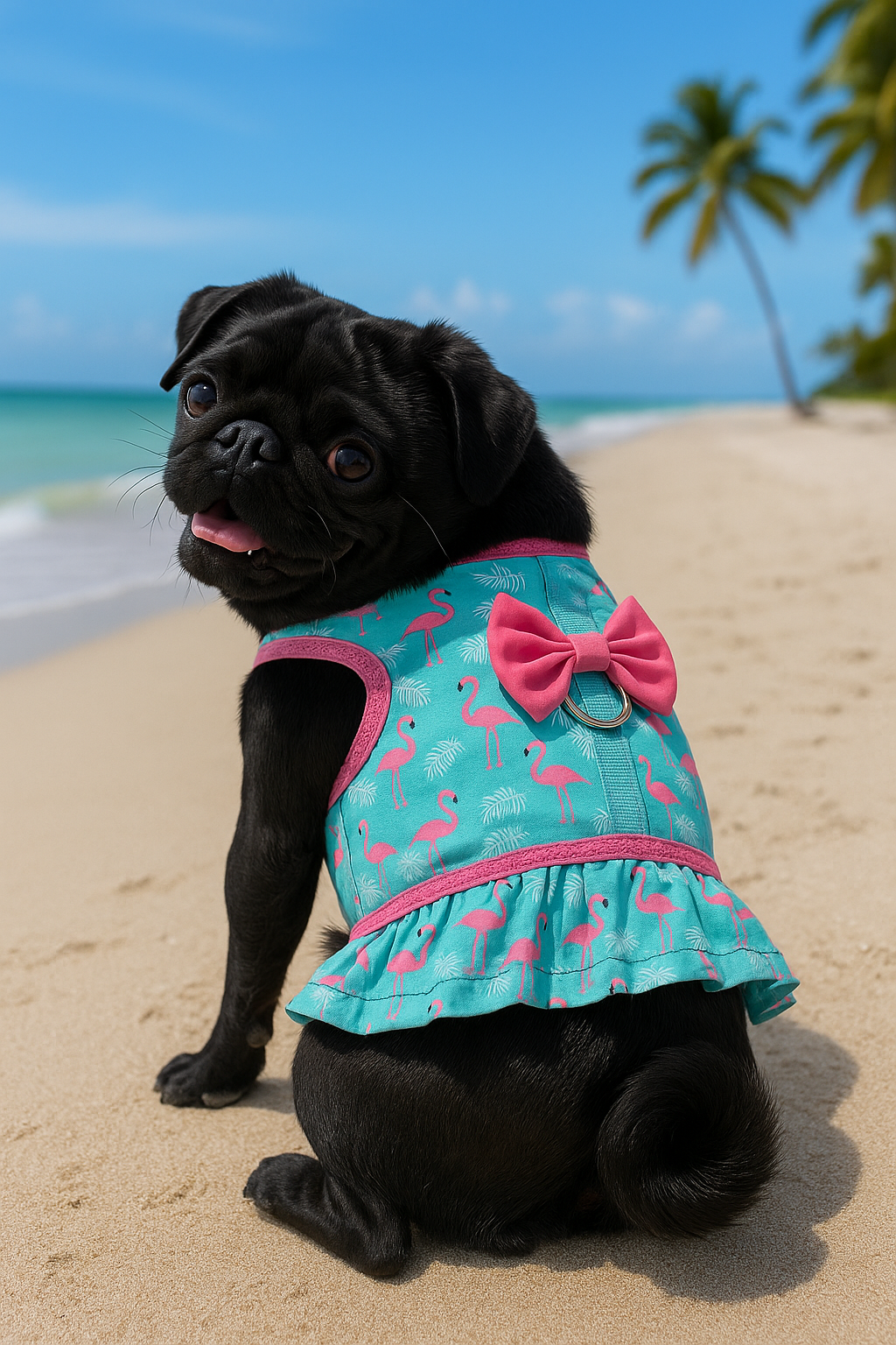 Flamingos Harness Dress
