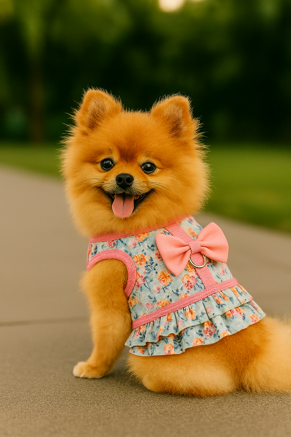 Spring Blossoms Harness Dress