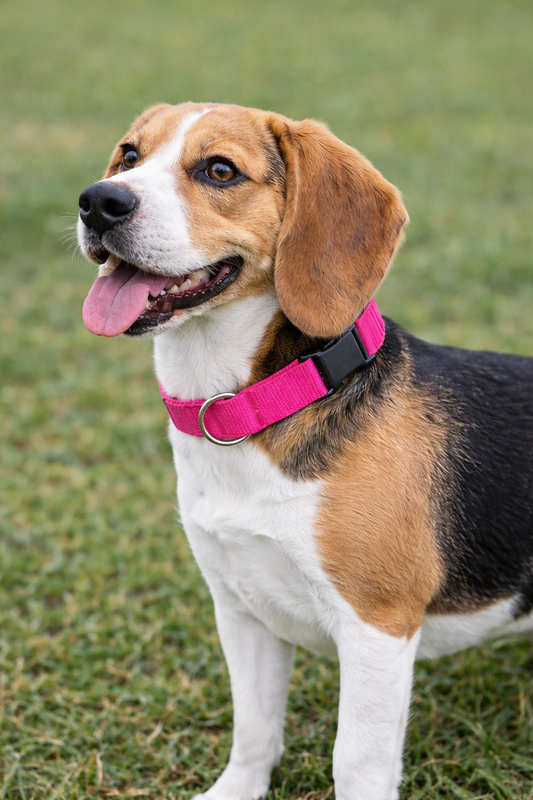 Nylon Collar - Neon Pink