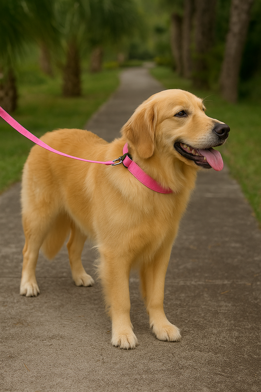 Nylon Collar - Light Pink