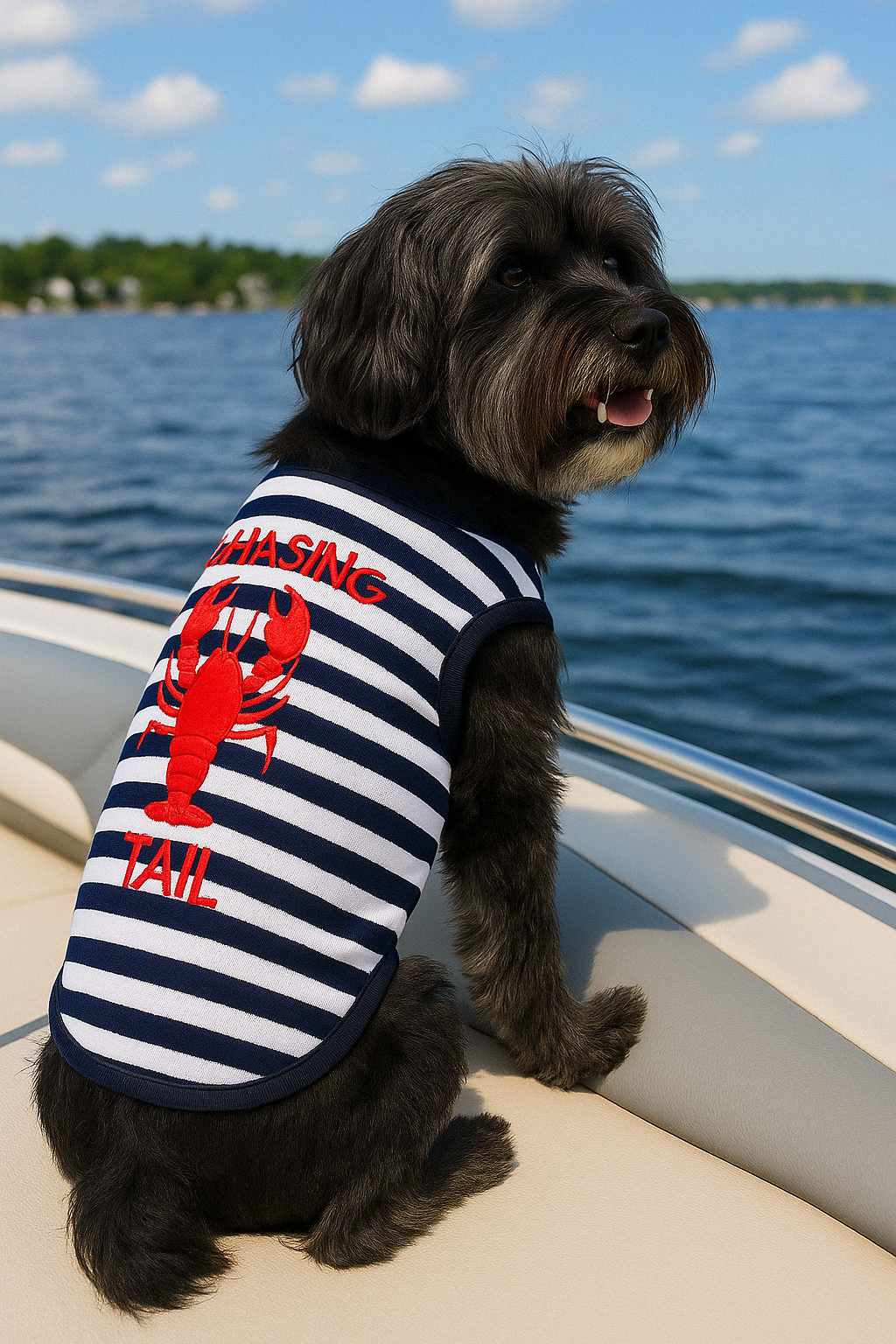 Lobster Chasing Tail Tee