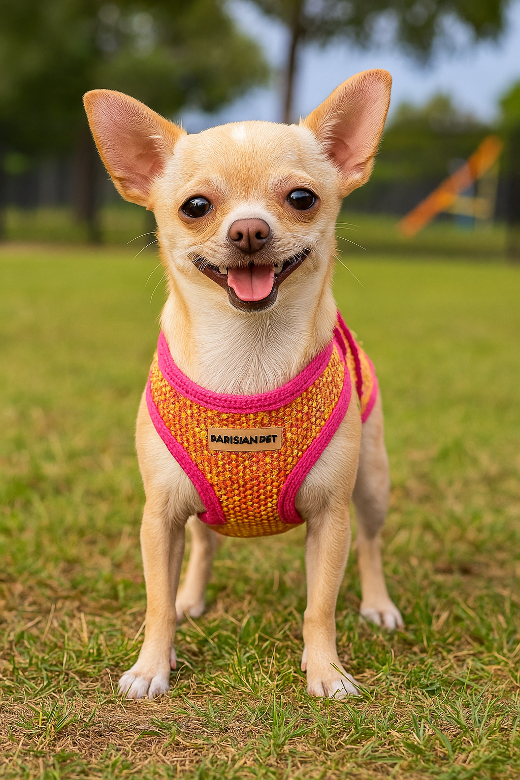 Sport Net Harness - Pink-Yellow
