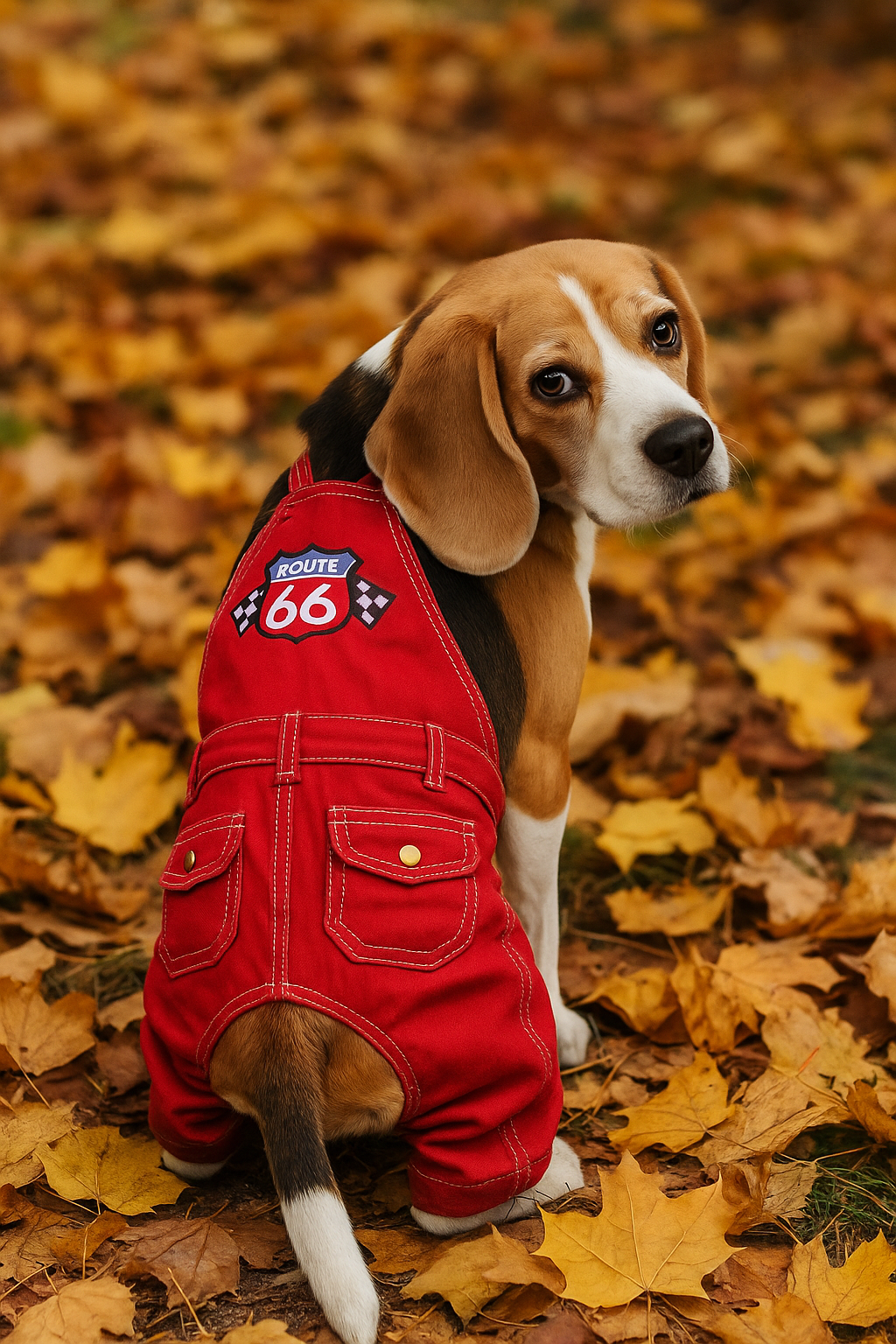 Route 66 Jumpsuit Red