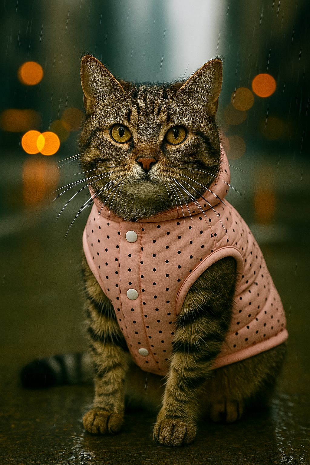 Polka Dot Jacket, Pink
