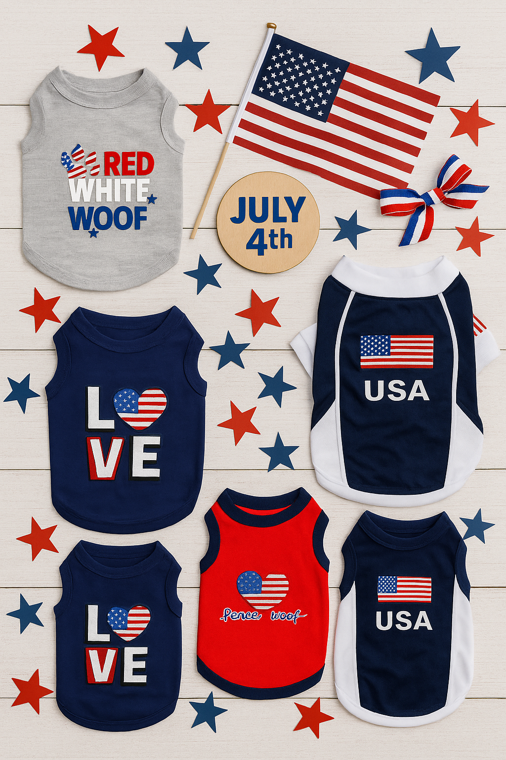 Patriotic Outfits for Dogs: Celebrate in Red, White & Woof