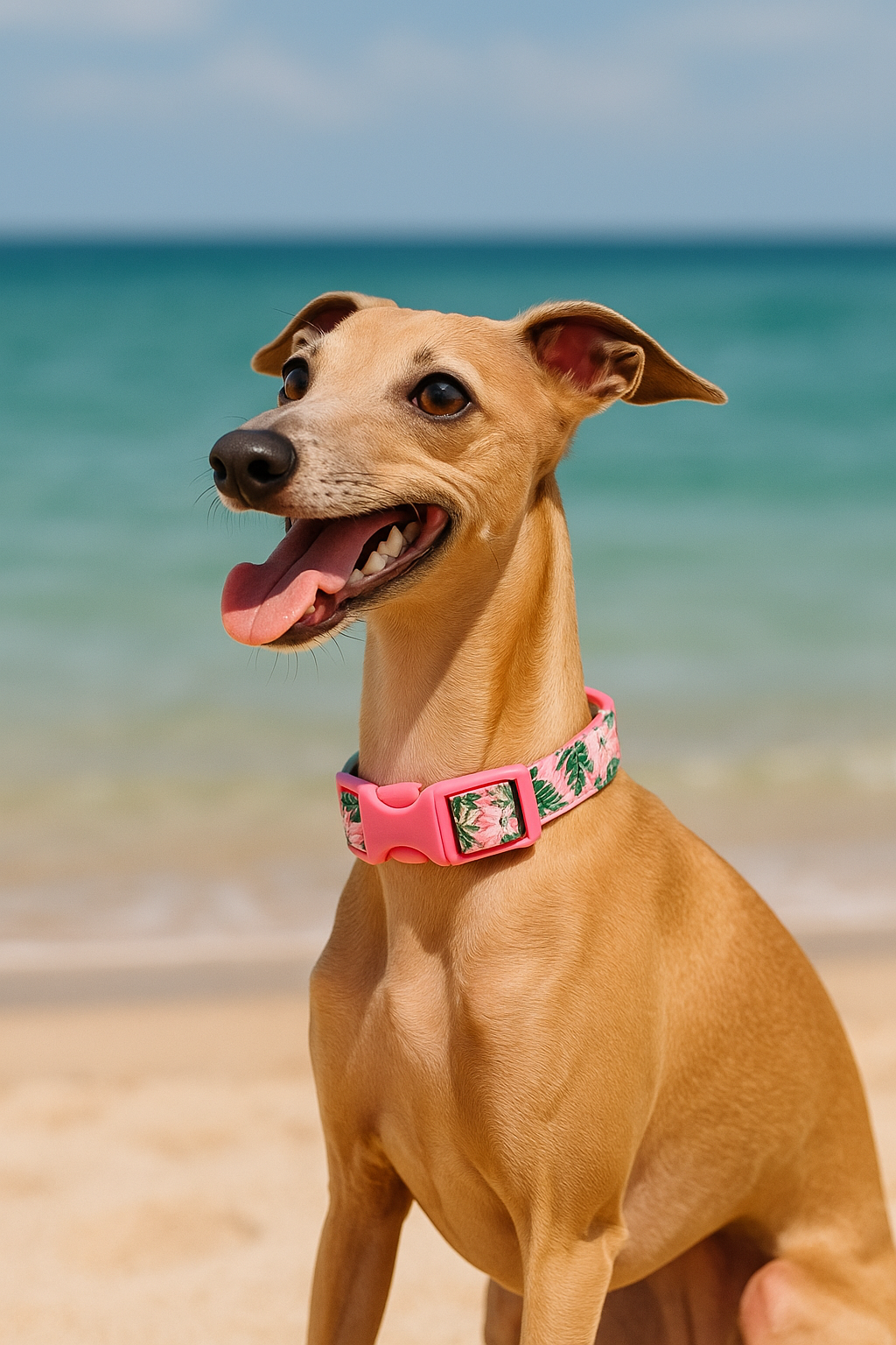 Tropical Collars, Beach Leashes, and Bandanas for Pets