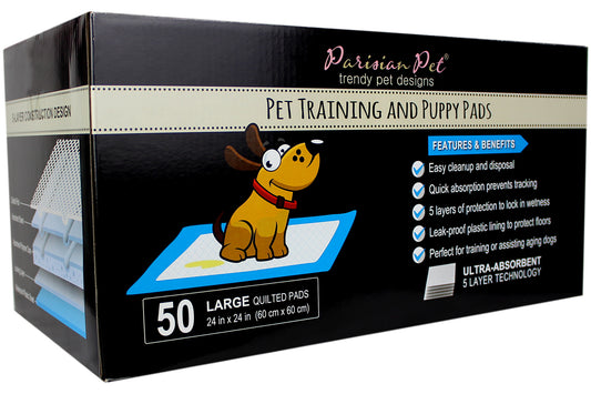 Parisian Pet Premium Training Pads Box - 50 Pads