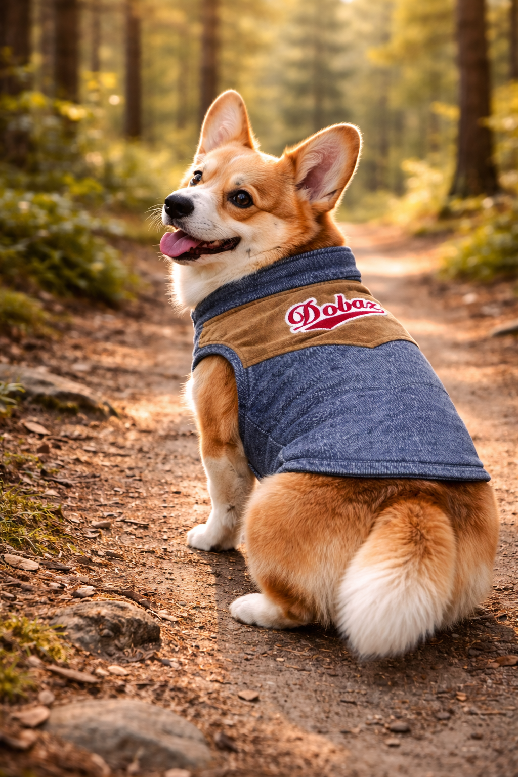 Denim Suede Jacket