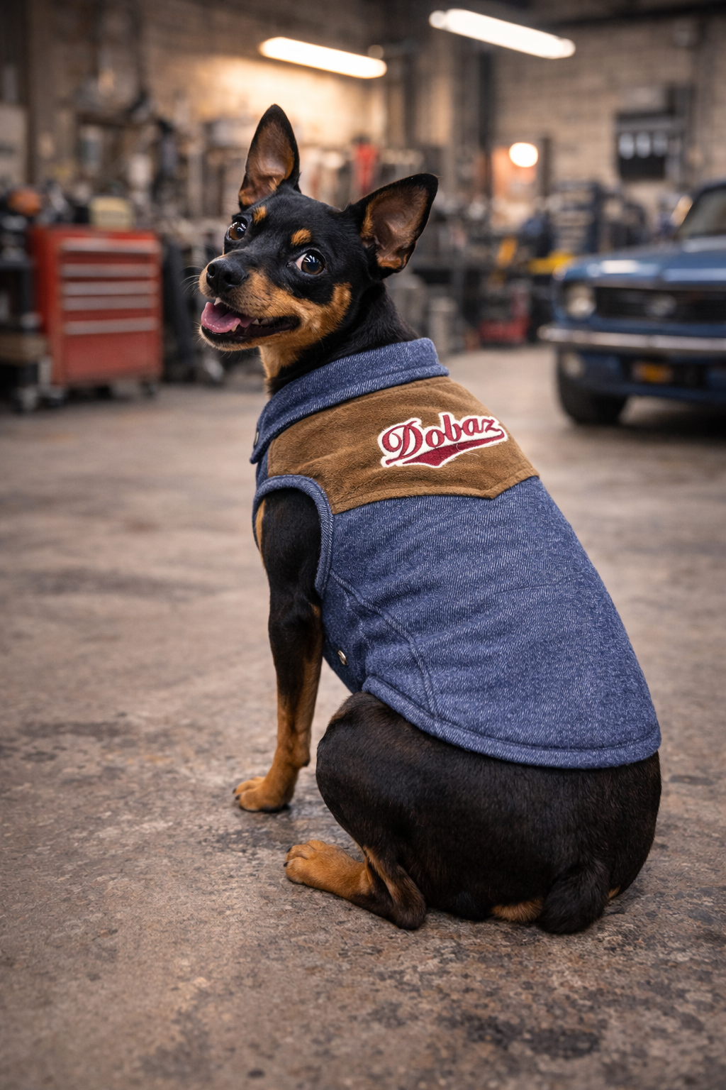 Denim Suede Jacket