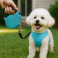 Crystal Retractable Leash Blue
