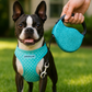 Crystal Retractable Leash Blue