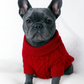 Cable Knit Sweater, Red