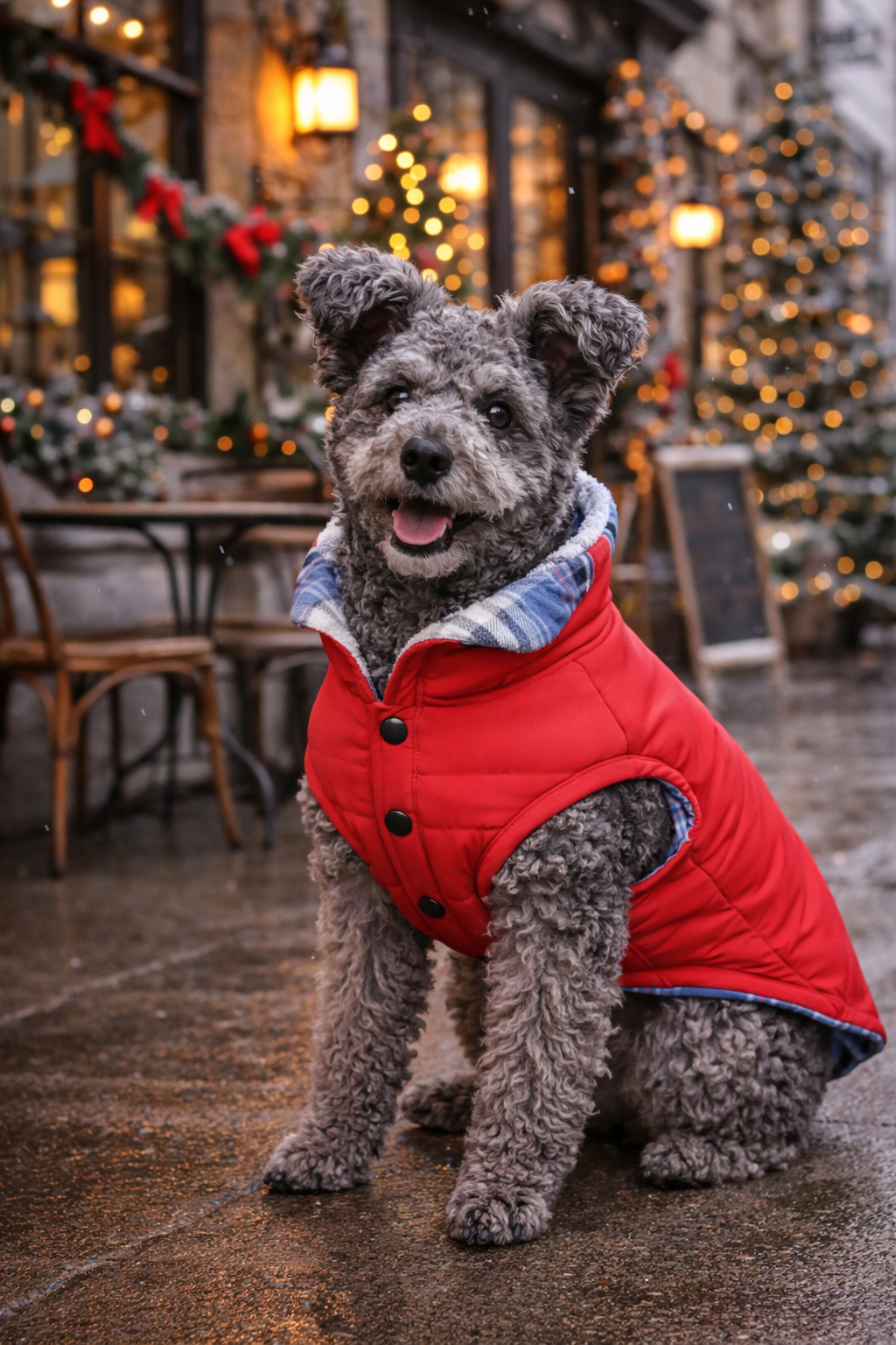 Plaid Reversible Jacket