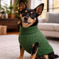 Cable Knit Sweater, Green