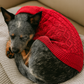 Cable Knit Sweater, Red